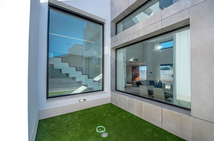 Patio interior acristalado
